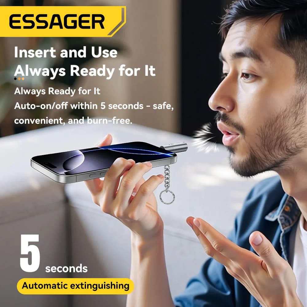 Mini USB-C Tunningslys med Volframtråd