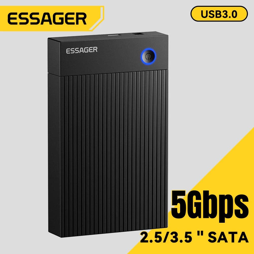 3,5-tommers SATA 3.0 harddiskkabinett USB 3.0