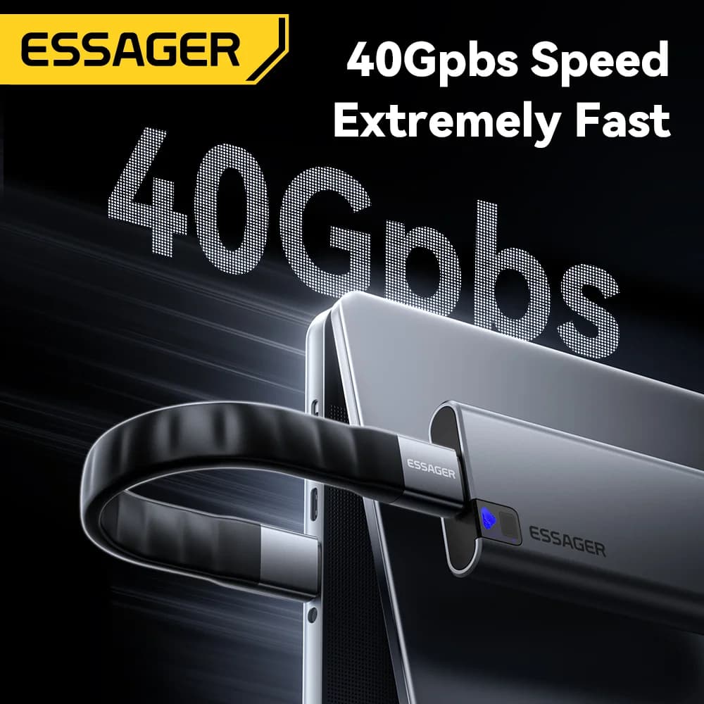 USB 4.0 Type-C kabel, 240W PD, 8K video