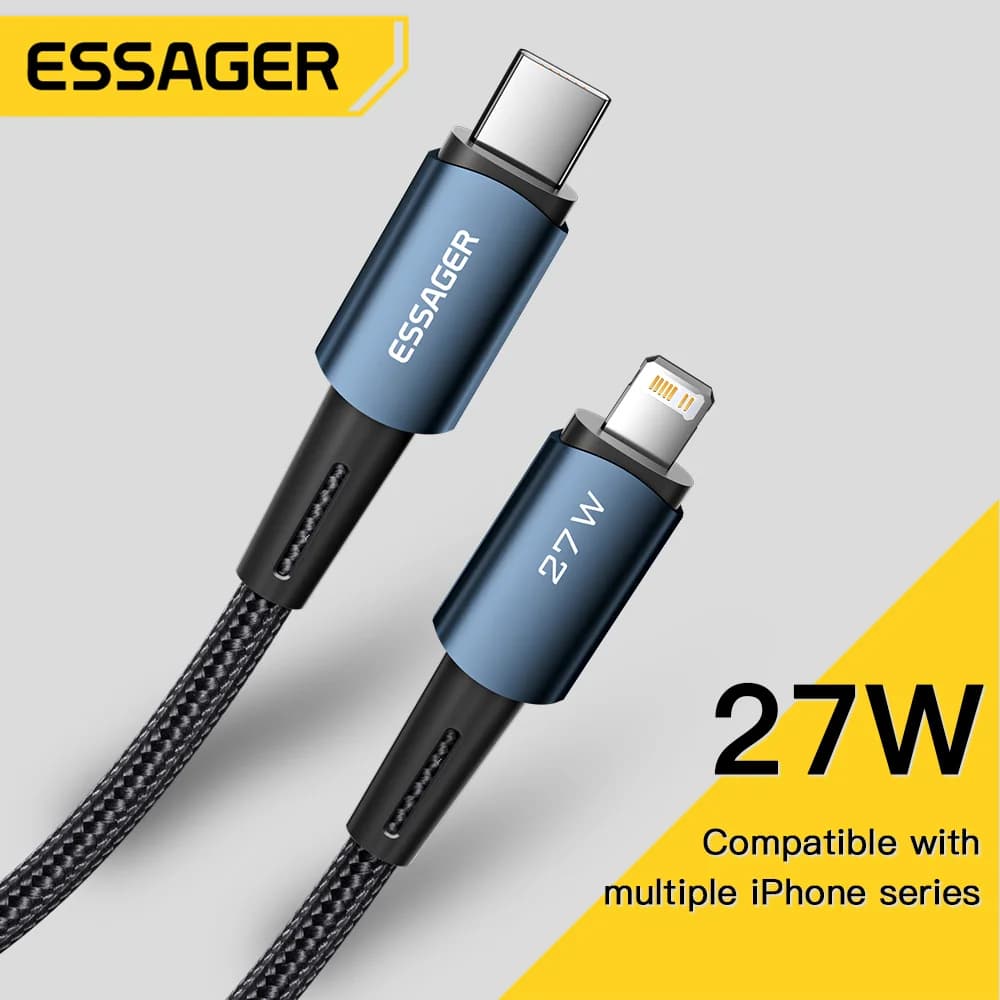 20W USB-C til Lightning hurtigladekabel