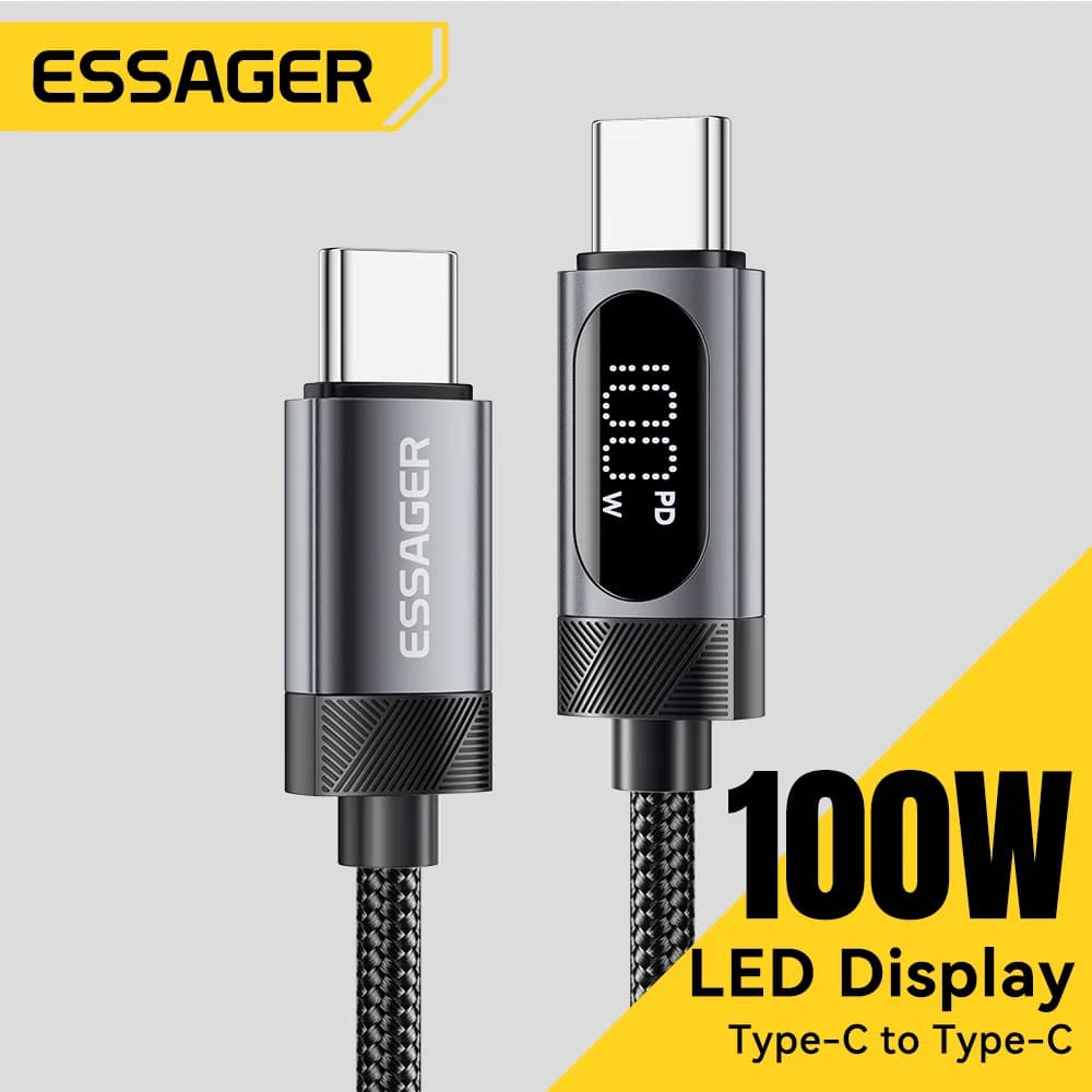 100W USB-C til USB-C hurtigladekabel