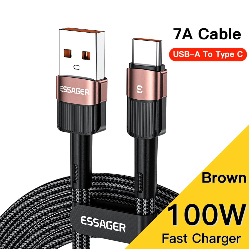 7A USB-C hurtigladekabel 66W